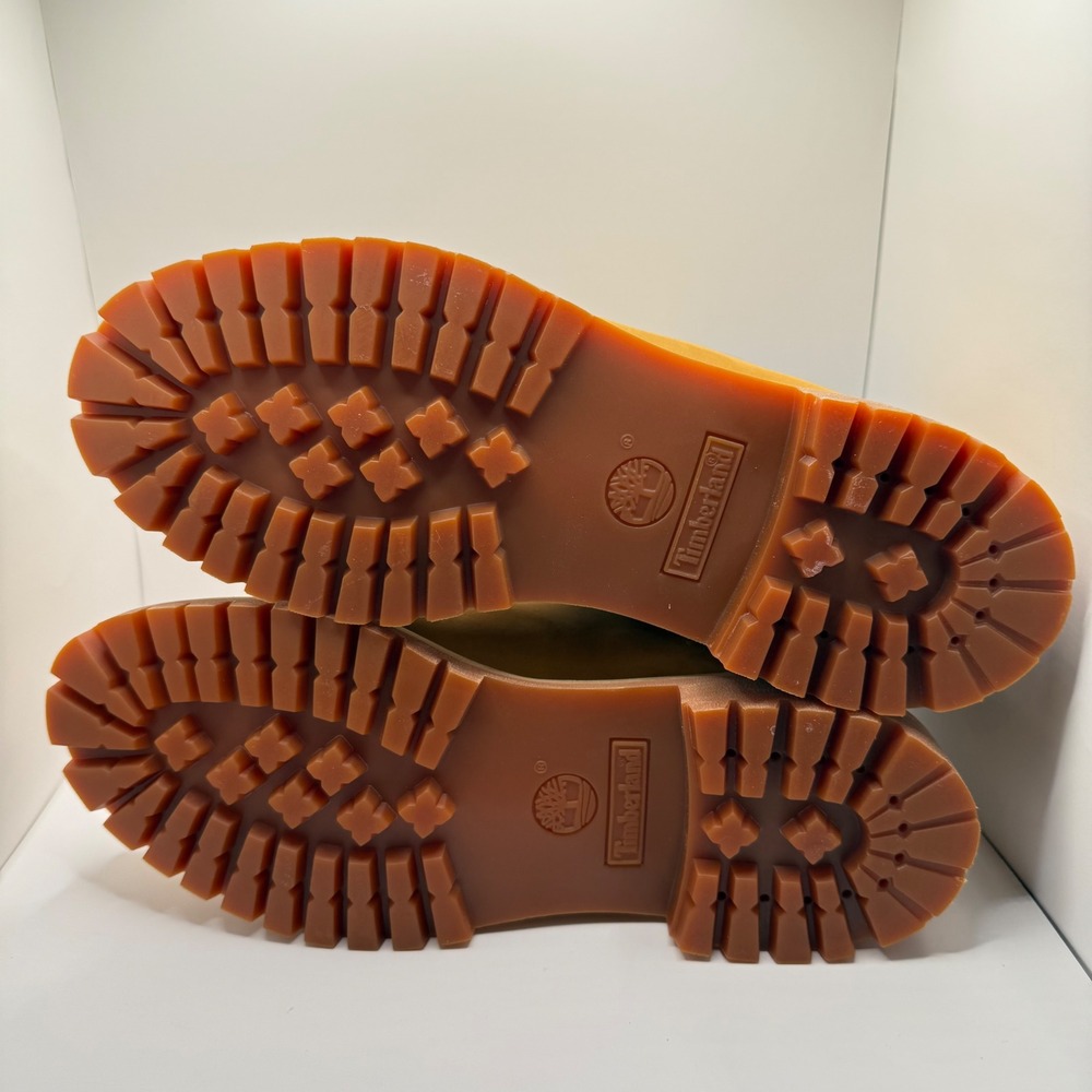 Timberland Men's Classic 6" Padded Waterproof Wheat Nubuck Leather Boot-Size 11W - Picture 8 of 9